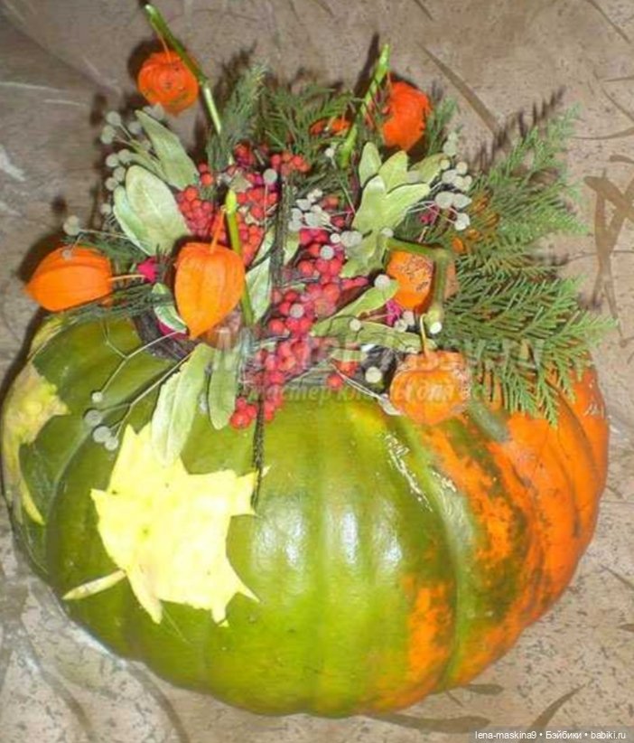 Поделки из тыквы — Другие хобби и увлечения: сад
