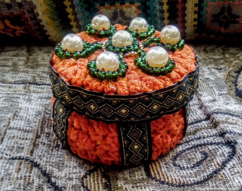 Шкатулки из бисера, и не только они) (фото 4)