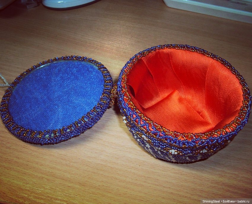 Шкатулки из бисера, и не только они) (фото 2)