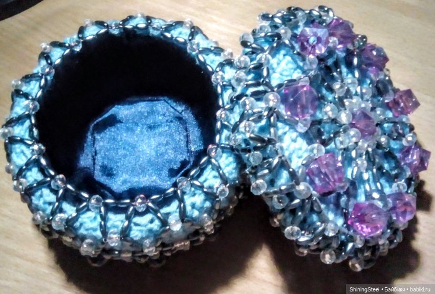 Шкатулки из бисера, и не только они) (фото 8)