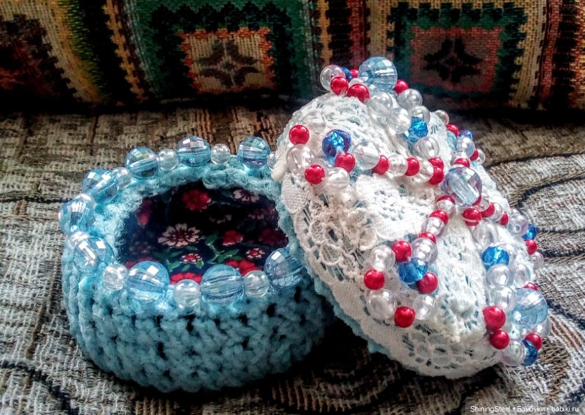 Шкатулки из бисера, и не только они) (фото 3)