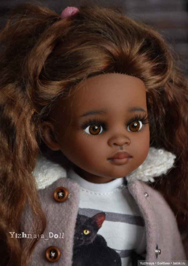 Ваниль с шоколадом — ООАК Paola Reina (Паола Рейна) и испанских кукол: перерисовка (фото 2)