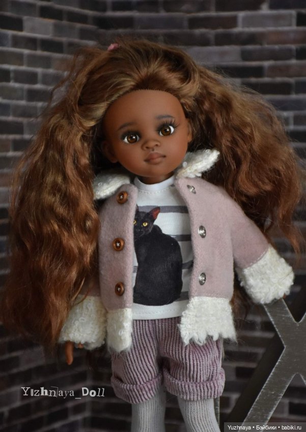 Ваниль с шоколадом — ООАК Paola Reina (Паола Рейна) и испанских кукол: перерисовка (фото 6)