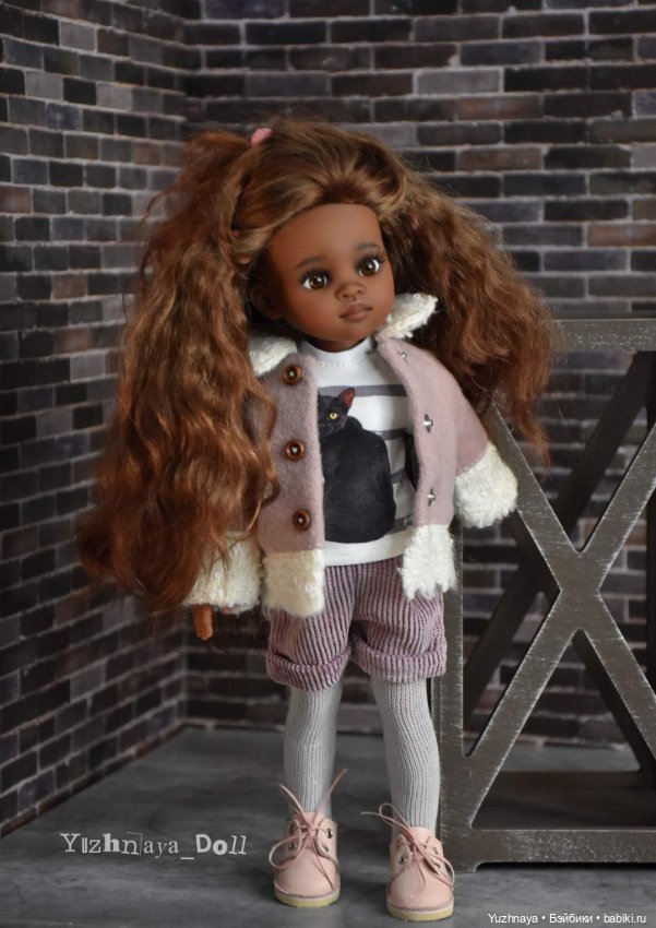 Ваниль с шоколадом — ООАК Paola Reina (Паола Рейна) и испанских кукол: перерисовка (фото 4)
