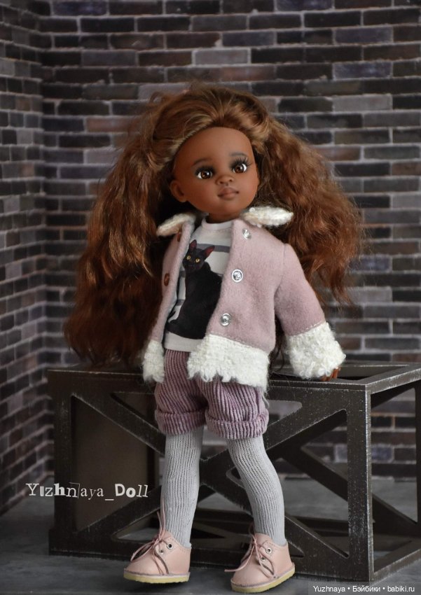 Ваниль с шоколадом — ООАК Paola Reina (Паола Рейна) и испанских кукол: перерисовка (фото 5)