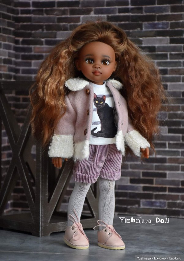 Ваниль с шоколадом — ООАК Paola Reina (Паола Рейна) и испанских кукол: перерисовка (фото 3)