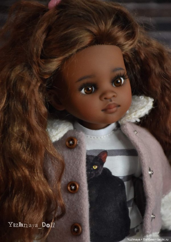 Ваниль с шоколадом — ООАК Paola Reina (Паола Рейна) и испанских кукол: перерисовка (фото 7)
