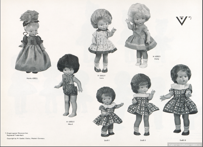 EVA HARTA от Goebel 1960 год КАТАЛОГ (фото 5)