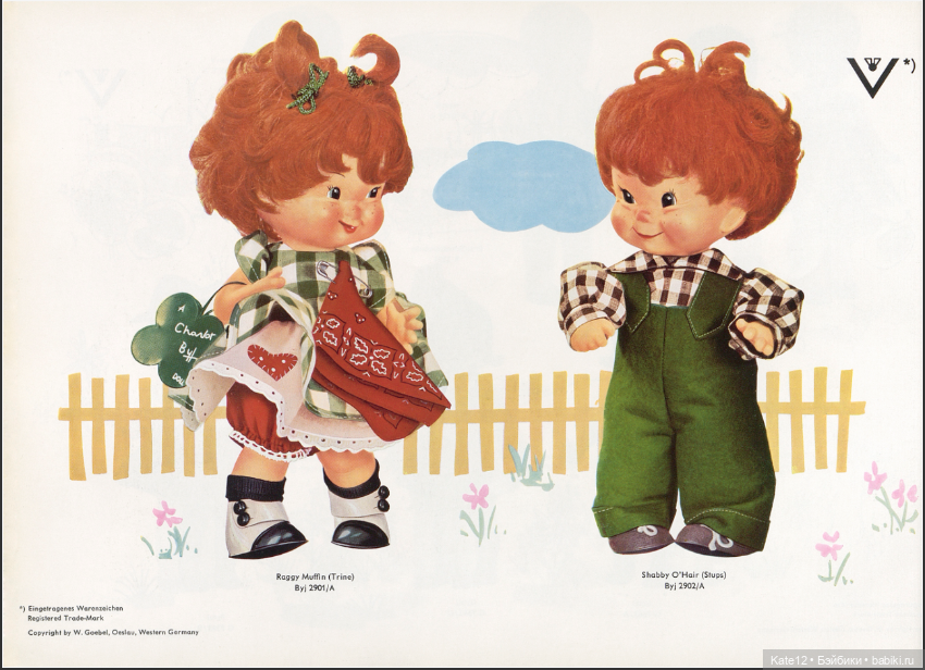 EVA HARTA от Goebel 1960 год КАТАЛОГ