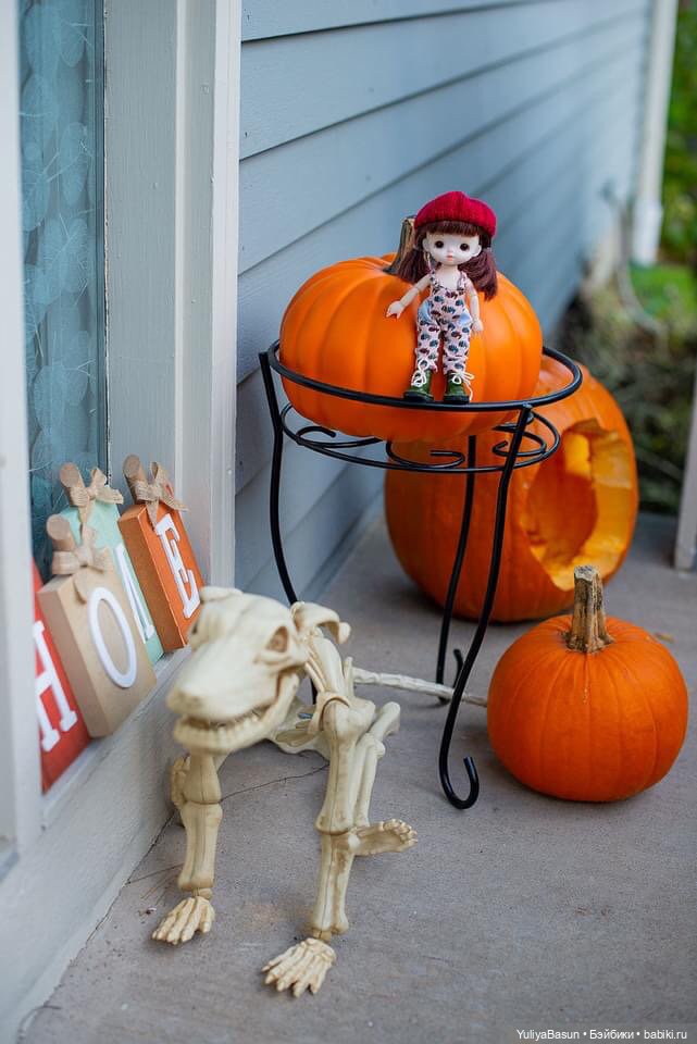 Осень с баболишей. Фоточки в комбинезоне и простенькая выкроечка