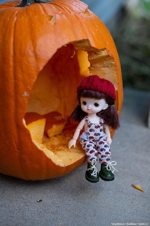 Осень с баболишей. Фоточки в комбинезоне и простенькая выкроечка