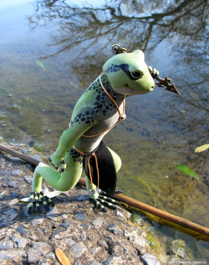 Скуат из Народа Дождя — Авторские куклы ручной работы: текстильные (фото 7)