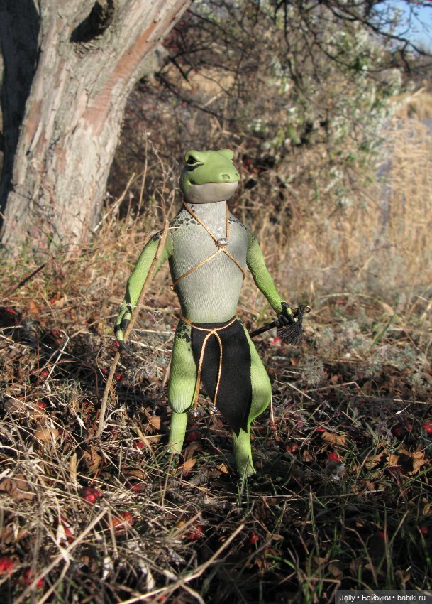 Скуат из Народа Дождя — Авторские куклы ручной работы: текстильные (фото 8)