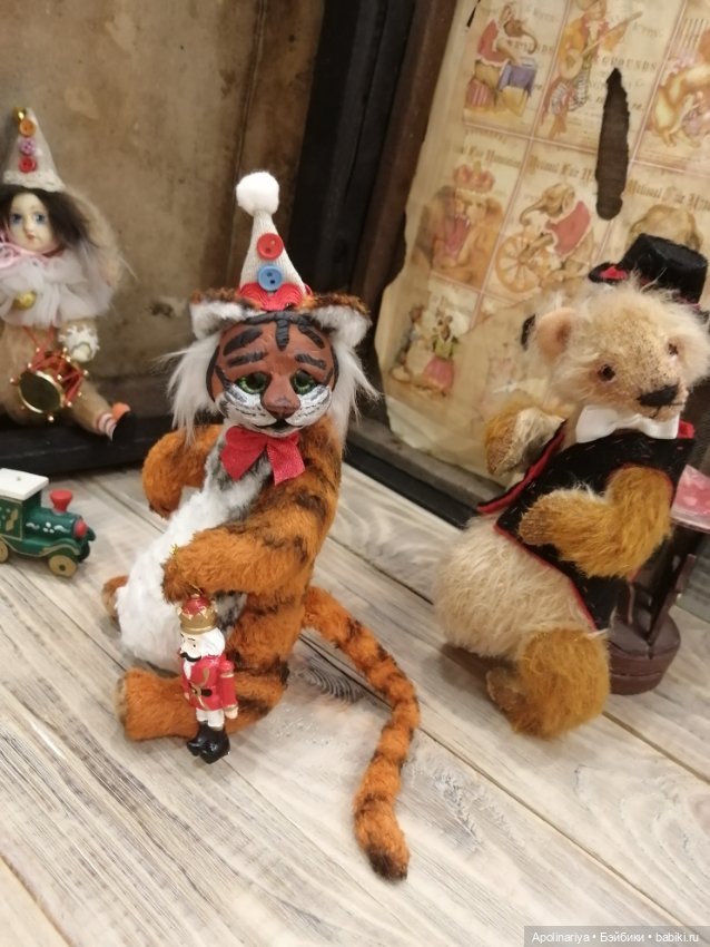 Paul тигрёнок-тедди — Авторские мишки Тедди и друзья: фото (фото 8)