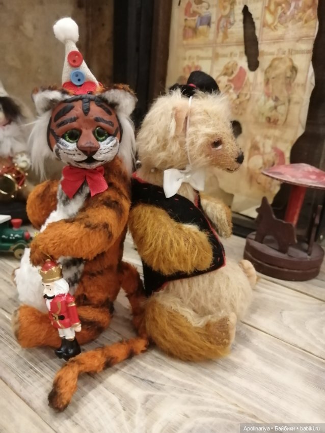 Paul тигрёнок-тедди — Авторские мишки Тедди и друзья: фото (фото 9)