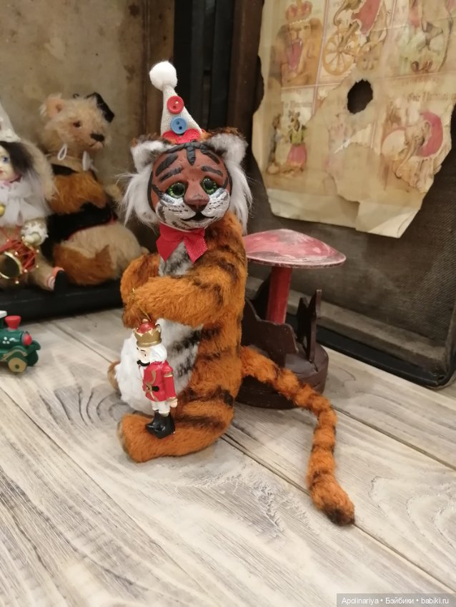 Paul тигрёнок-тедди — Авторские мишки Тедди и друзья: фото