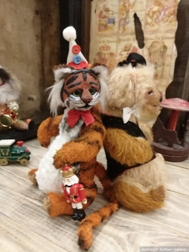 Paul тигрёнок-тедди — Авторские мишки Тедди и друзья: фото (фото 7)