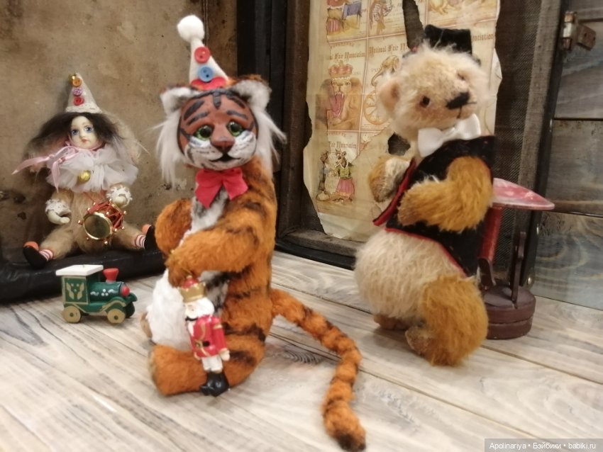 Paul тигрёнок-тедди — Авторские мишки Тедди и друзья: фото (фото 5)