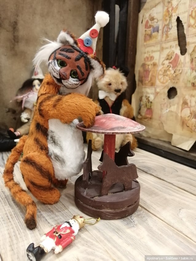 Paul тигрёнок-тедди — Авторские мишки Тедди и друзья: фото (фото 4)