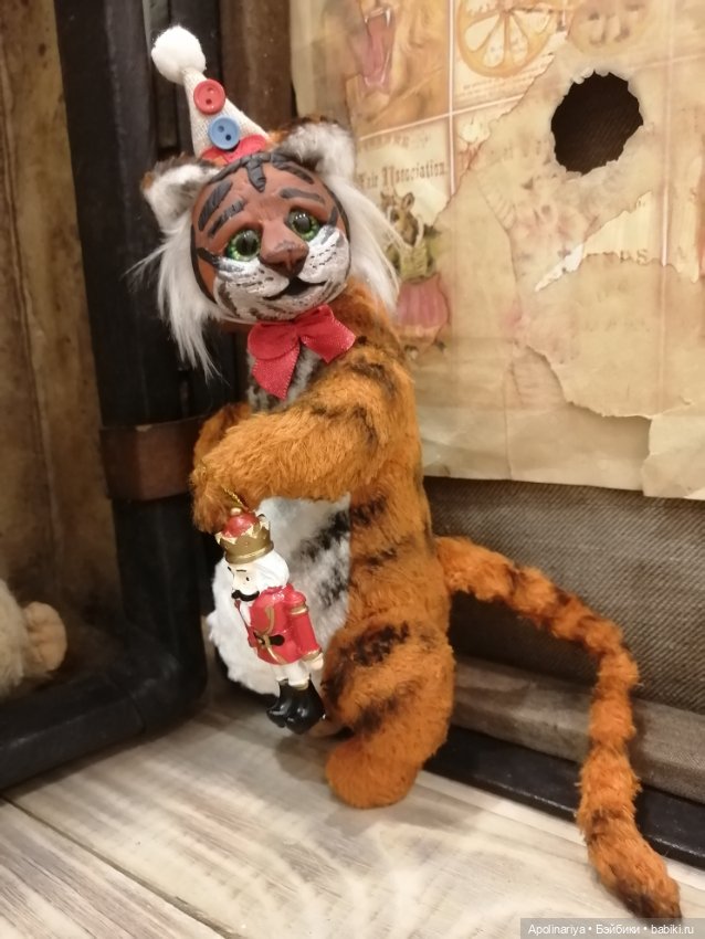 Paul тигрёнок-тедди — Авторские мишки Тедди и друзья: фото