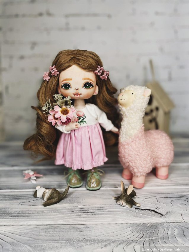 Кукла ручной работы из хлопка (фото 9)