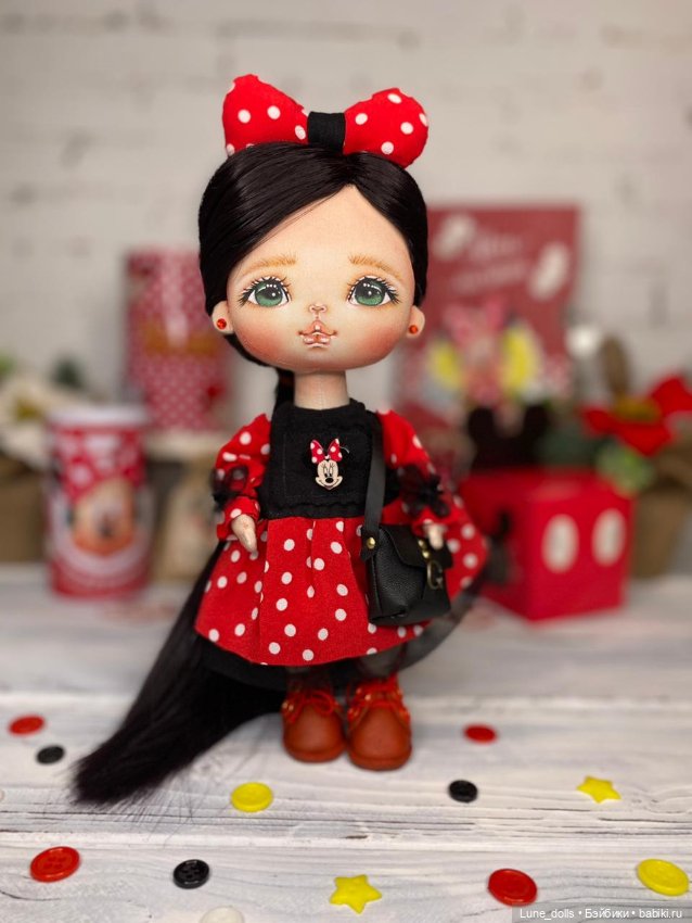 Кукла ручной работы из хлопка (фото 4)