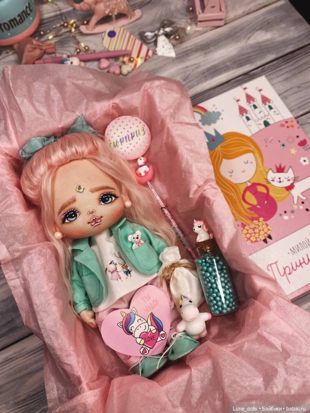 Кукла ручной работы из хлопка (фото 2)