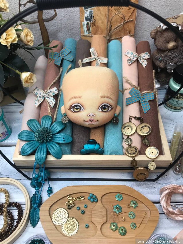 Кукла ручной работы из хлопка (фото 7)