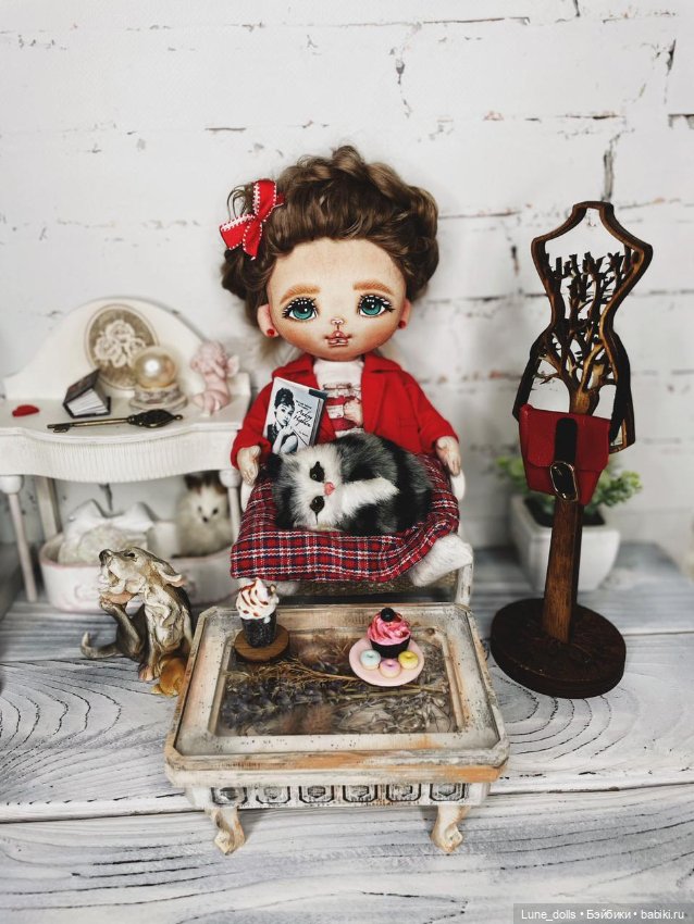 Кукла ручной работы из хлопка