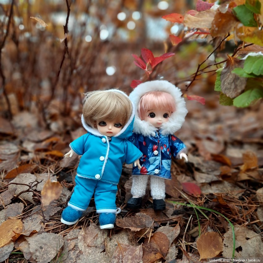 Первый снег позвал гулять