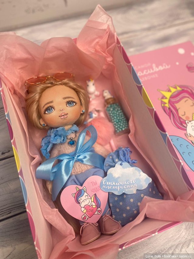 Кукла ручной работы из хлопка