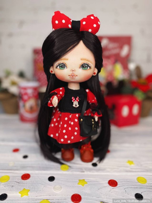 Кукла ручной работы из хлопка (фото 5)