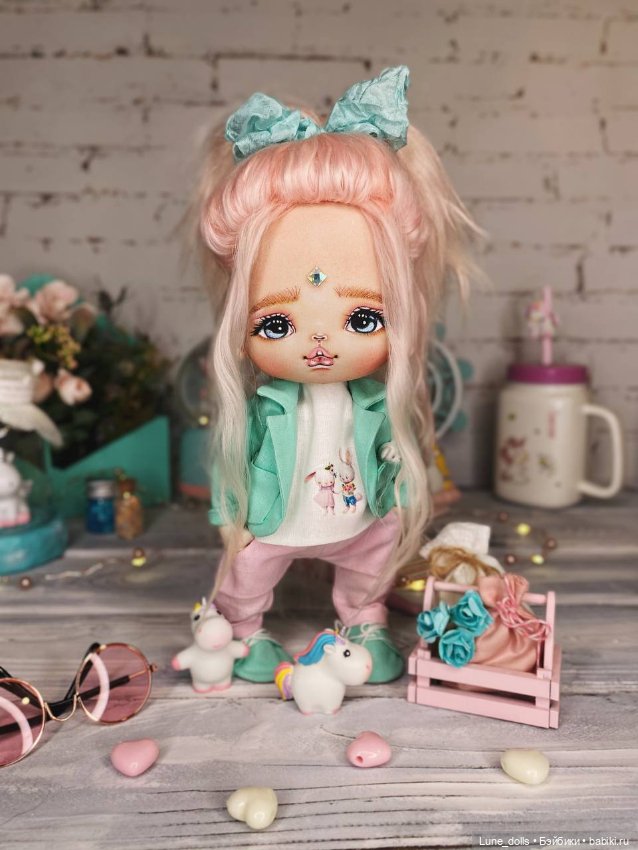 Кукла ручной работы из хлопка