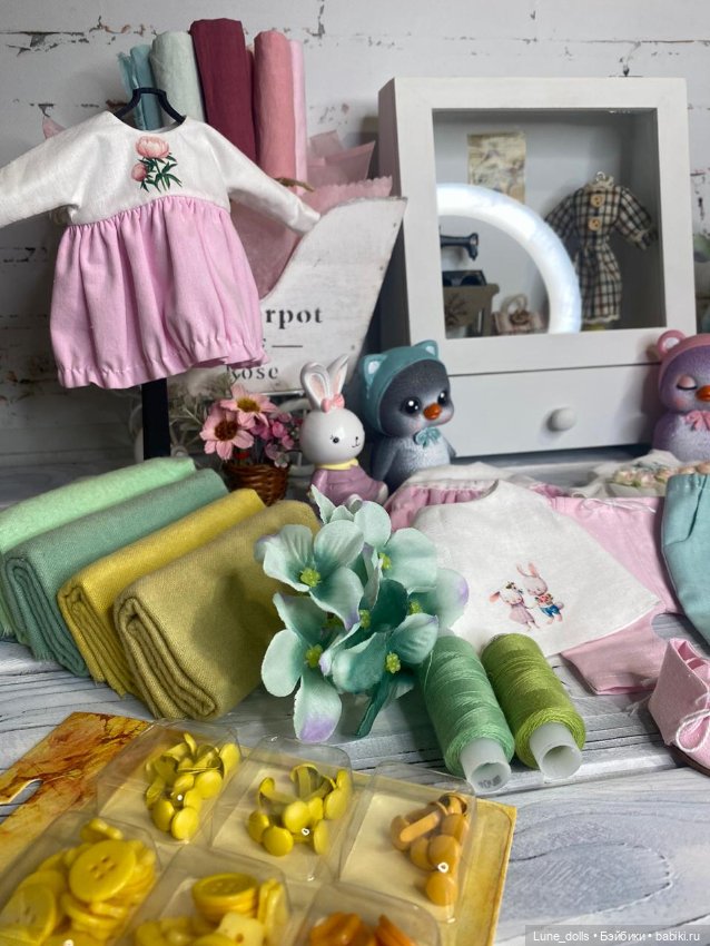 Кукла ручной работы из хлопка