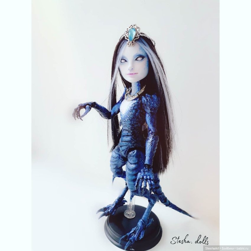 Дракон цвета ночи ООАК МХ (фото 4)