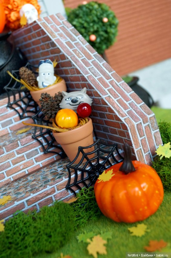 Завершая Хэллоуин — Румбоксы и кукольные интерьеры: фото