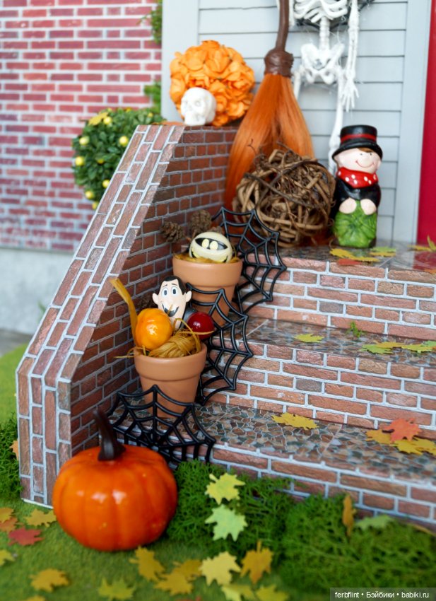 Завершая Хэллоуин — Румбоксы и кукольные интерьеры: фото