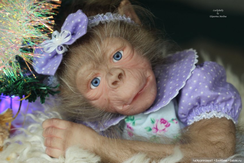 Обезьянка Чика. Молд Hillary by Jade Warner (фото 8)