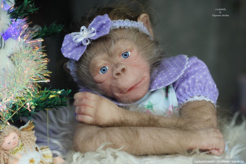 Обезьянка Чика. Молд Hillary by Jade Warner (фото 5)