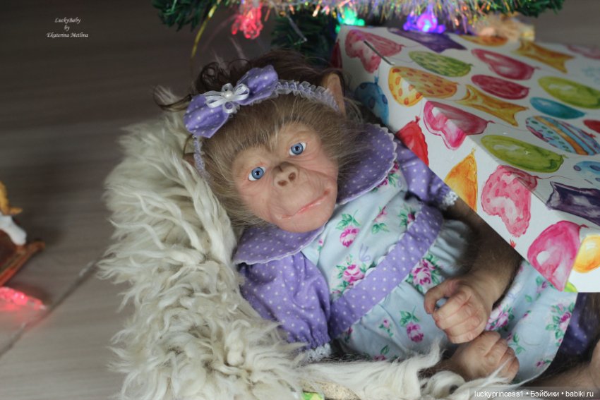 Обезьянка Чика. Молд Hillary by Jade Warner (фото 10)