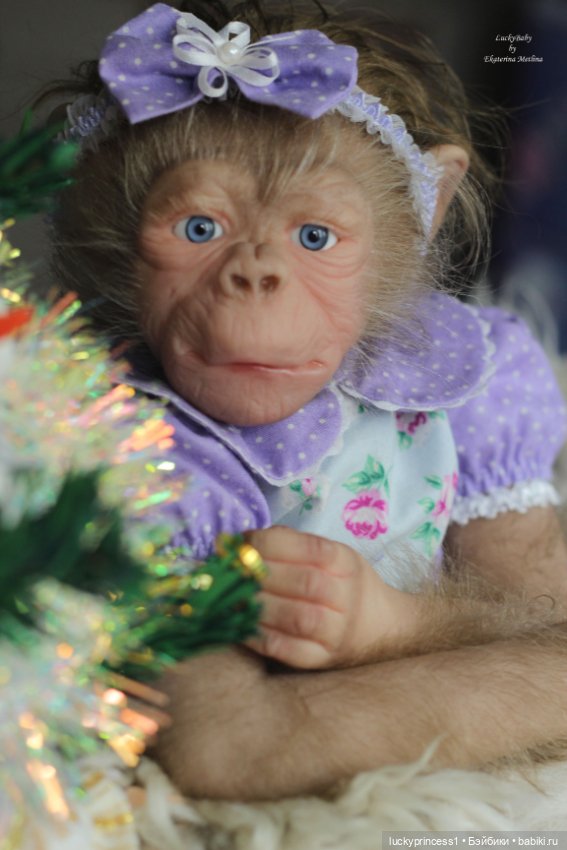 Обезьянка Чика. Молд Hillary by Jade Warner (фото 6)