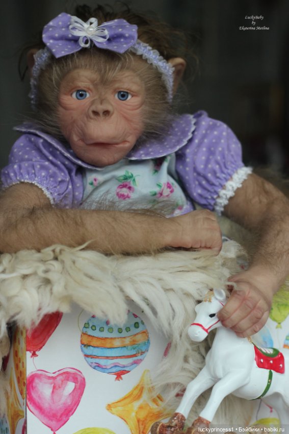 Обезьянка Чика. Молд Hillary by Jade Warner (фото 3)