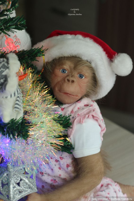 Обезьянка Чика. Молд Hillary by Jade Warner