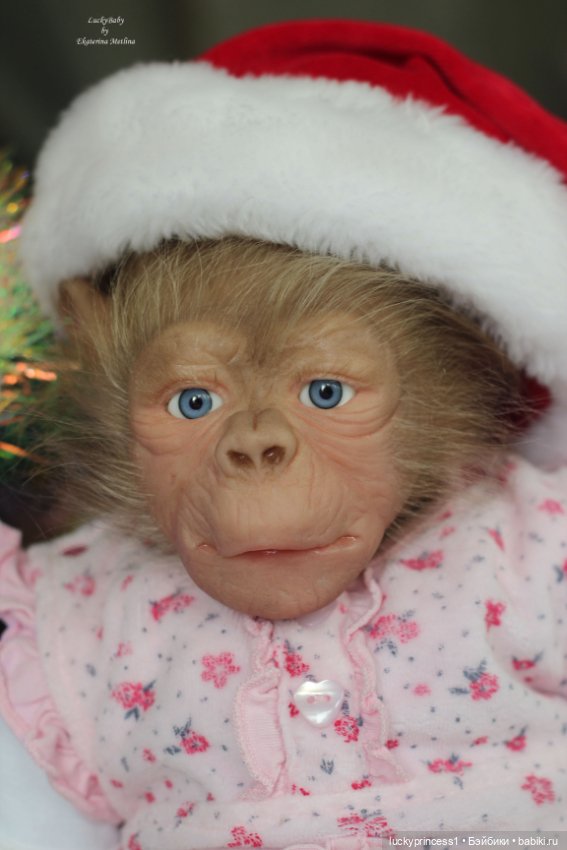 Обезьянка Чика. Молд Hillary by Jade Warner