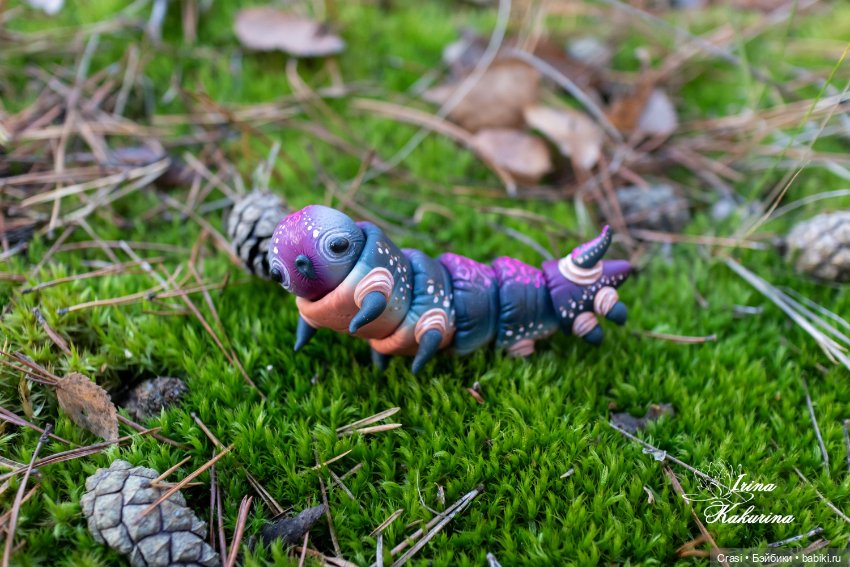 Шарнирные гусенички — Кукольная миниатюра своими руками: еда (фото 10)