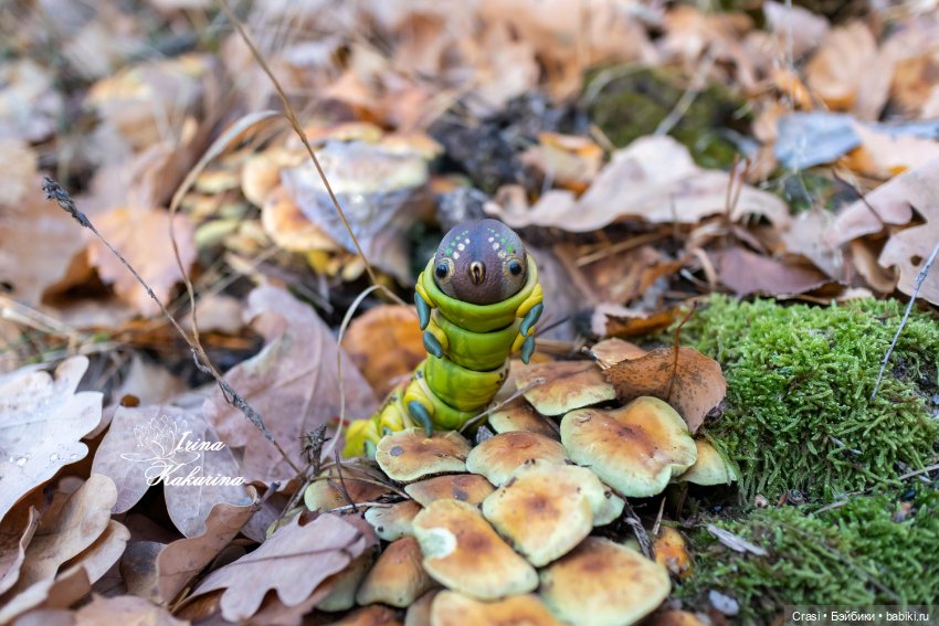 Шарнирные гусенички — Кукольная миниатюра своими руками: еда (фото 7)