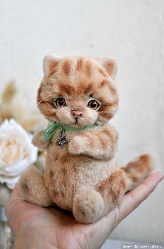 Рыжий, усатый, весь полосатый. Котенок тедди Клевер, на удачу (фото 4)