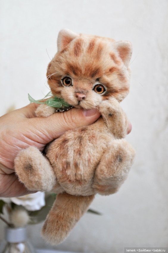 Рыжий, усатый, весь полосатый. Котенок тедди Клевер, на удачу