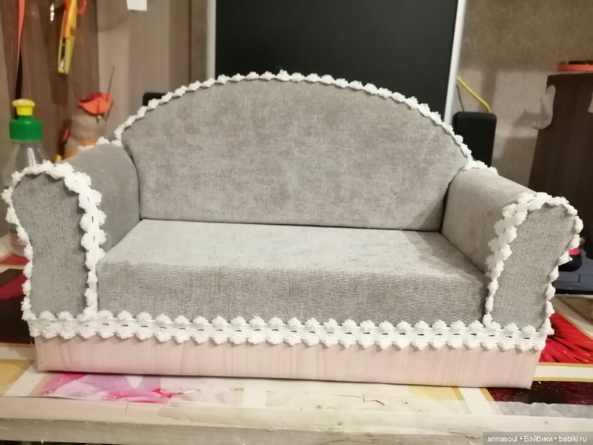 Диванчик для Аяме — Мебель для кукол и домиков: фото (фото 7)