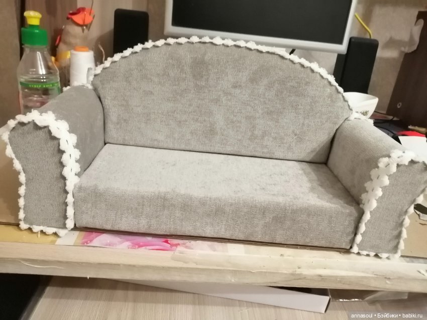 Диванчик для Аяме — Мебель для кукол и домиков: фото (фото 5)